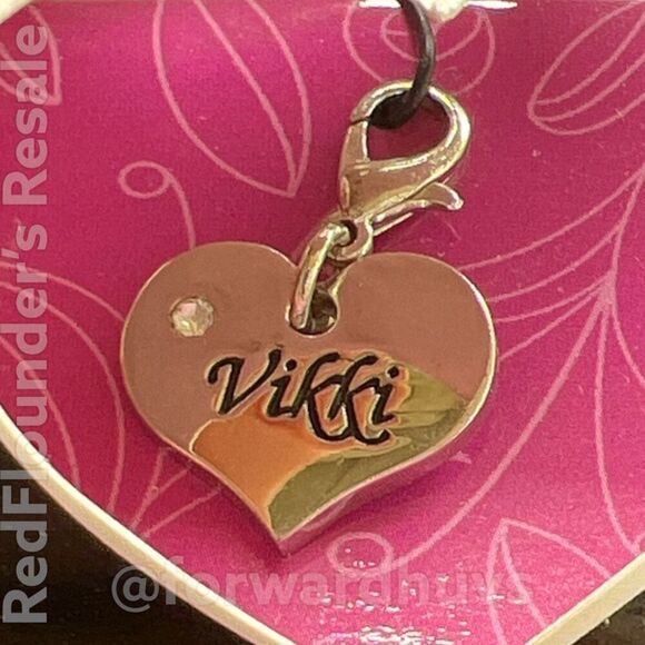 Bundle Sale 3 for $15| Cherish Charms | Vikki | Name Charm - Picture 4 of 6